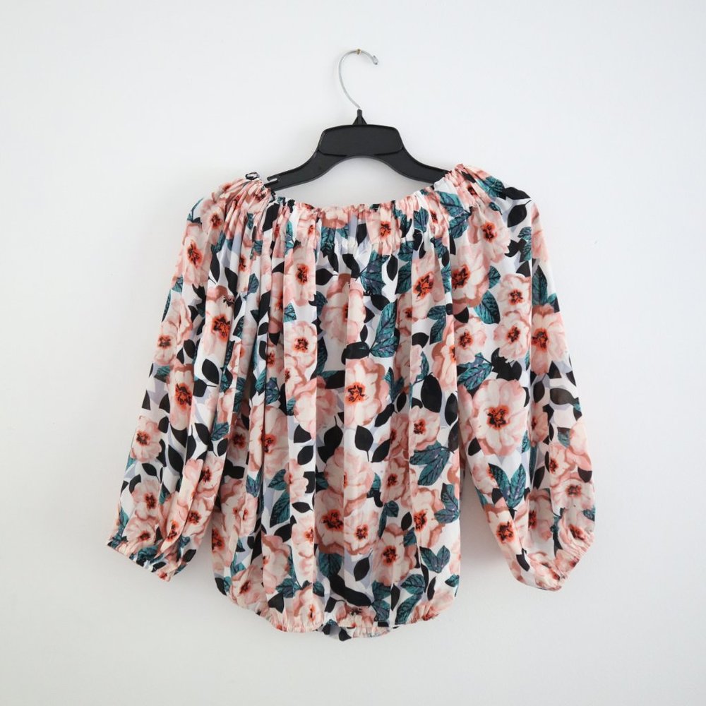 Philosophy Floral Off The Shoulder Top